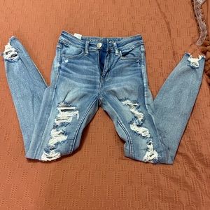 American Eagle next level stretch size 0 skinny jeans